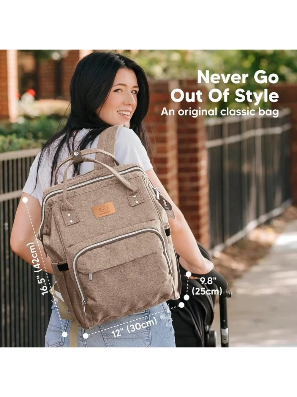 Large Waterproof Baby Diaper Bag Backpack | Multi-Functional Travel Essentials